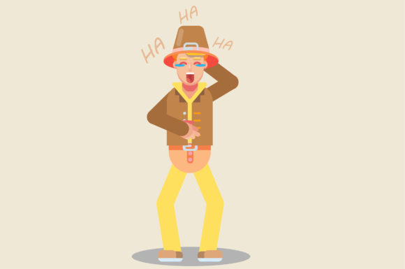 Characters of Laughing Farmer: Graphics & Illustrations