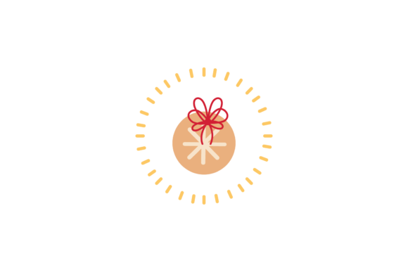 Christmas Decoration Ball Sticker Svg Graphics