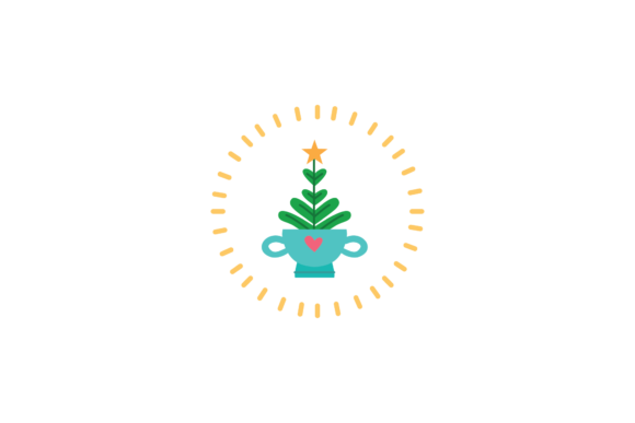 Christmas Decoration Floral Sticker Svg Graphics