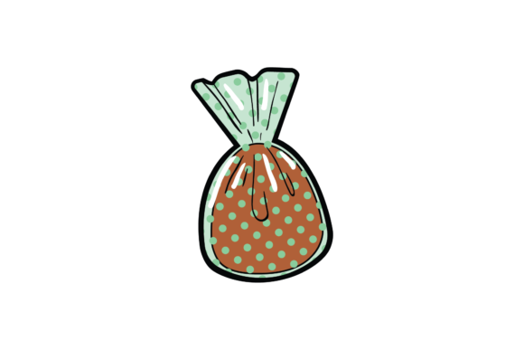 Coffee Bean Bag Icon Sticker Svg Graphics