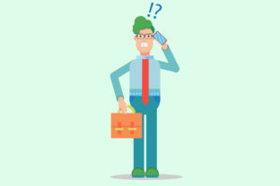 Employee Character Vector Graphics & Illustrations Review