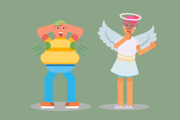 Smelly Boy: Unique Characters Illustrations & Graphics