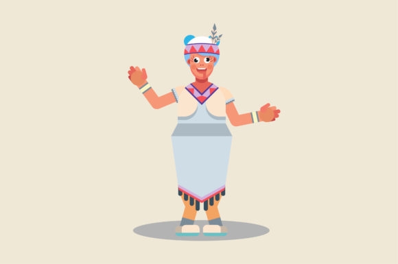 Thanksgiving - Funny Tribal Girl: Embroidery Design Review